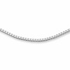 Thumbnail Image 1 of Ladies' 0.66mm Box Chain Necklace in 14K White Gold - 16"