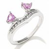 Thumbnail Image 1 of 1/5 CT. T.W. Diamond and Tanzanite Solitaire Enhancer in 14K White Gold