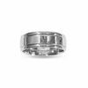 Thumbnail Image 1 of 14K White Gold Wedding Band - Size 10.5