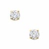 Thumbnail Image 0 of 1/2 CT. T.W. Certified Diamond Solitaire Stud Earrings in 14K Gold