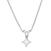 Thumbnail Image 1 of 1/6 CT. Princess-Cut Diamond Solitaire Pendant in 14K White Gold (J/I3)