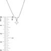Thumbnail Image 3 of 1/6 CT. Princess-Cut Diamond Solitaire Pendant in 14K White Gold (J/I3)