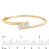 Thumbnail Image 2 of 1/2 CT. T.W. Endless Diamond® Three Stone Bangle in 14K Gold