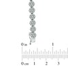 Thumbnail Image 1 of 5 CT. T.W. Diamond Graduated Flower Bracelet in 14K White Gold