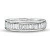 1/4 CT. T.W. Baguette Diamond Channel Band in 14K White Gold