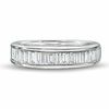 Thumbnail Image 1 of 1/4 CT. T.W. Baguette Diamond Channel Band in 14K White Gold
