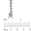 Thumbnail Image 3 of 2 CT. T.W. Diamond Flower Bracelet in 14K White Gold