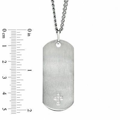 Men's Stainless Steel Dog Tag Pendant 