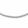 Thumbnail Image 1 of Ladies' 0.95mm Box Chain Necklace in 14K White Gold - 18"