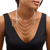 Thumbnail Image 2 of Ladies' 0.7mm Box Chain Necklace in 14K Gold - 24"