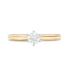 Thumbnail Image 6 of 1/3 CT. Diamond Solitaire Engagement Ring in 14K Gold (I/I2)