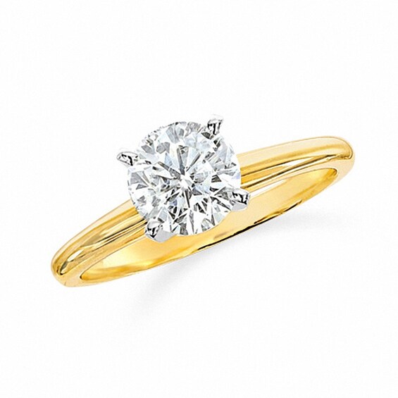 3/4 CT. Diamond Solitaire Engagement Ring in 14K Gold