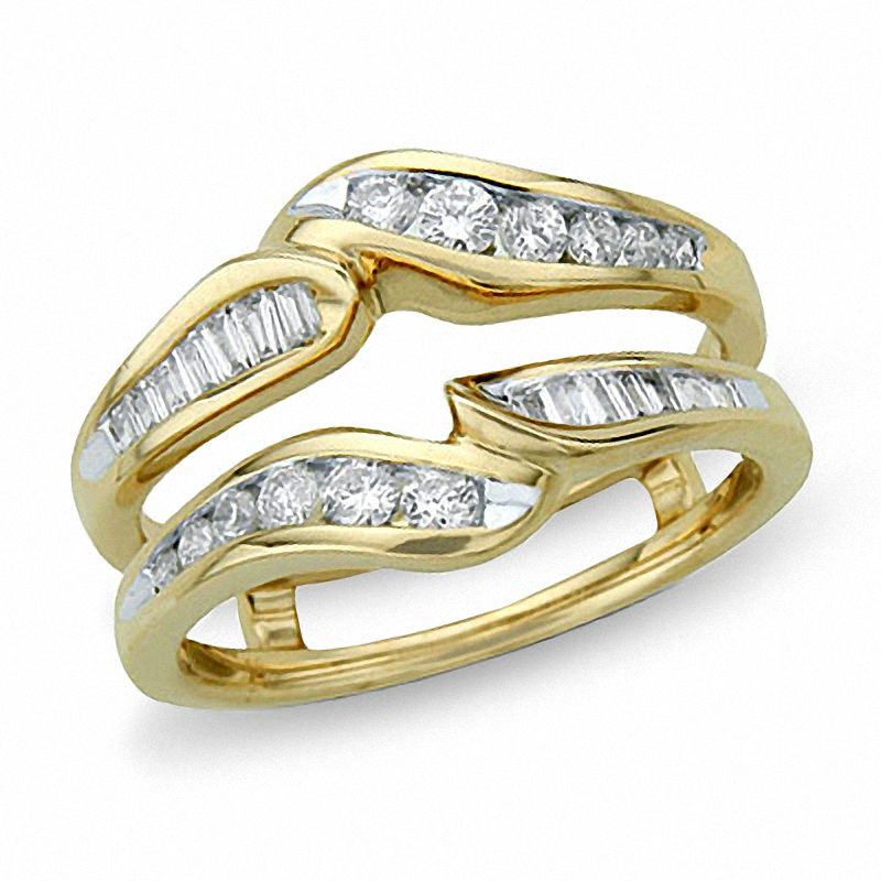 1/3 CT. T.W. Diamond Solitaire Enhancer in 14K Gold