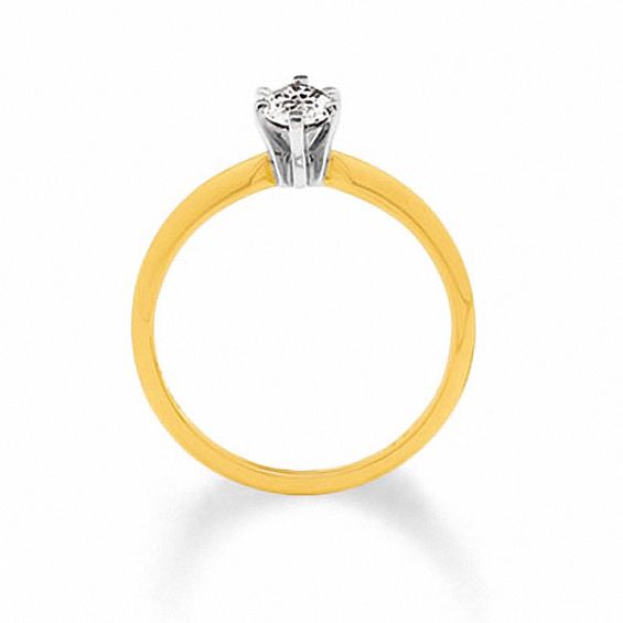 1/2 CT. Certified Marquise Diamond Solitaire Engagement Ring in 14K Gold