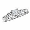 Thumbnail Image 1 of 1/2 CT. T.W. Quad Princess Diamond Ring in 14K White Gold
