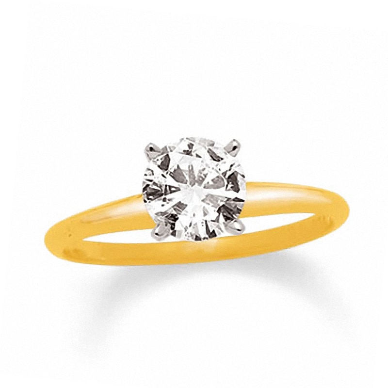 Main Image 1 of 2 CT. Diamond Solitaire Engagement Ring in 14K Gold