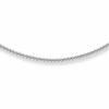 Thumbnail Image 1 of Ladies' 1.0mm Square Wheat Chain Necklace in 14K White Gold - 20"