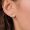 1/5 CT. T.W. Diamond Solitaire Stud Earrings in 14K White Gold (J/I3)