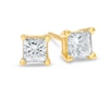 Thumbnail Image 0 of 1/5 CT. T.W. Princess-Cut Diamond Solitaire Stud Earrings in 14K Gold (J/I3)