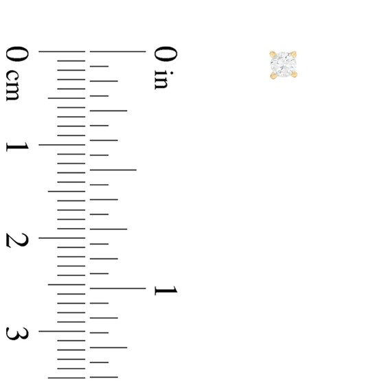 CT. T.w. Diamond Solitaire Stud Earrings in 14K Gold