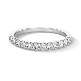 1/2 CT. T.W. Diamond Prong Band in 14K White Gold