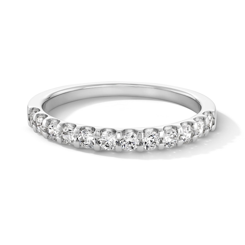 Main Image 1 of 1/2 CT. T.W. Diamond Prong Band in 14K White Gold