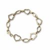 Thumbnail Image 1 of 14K Gold Heart Link Bracelet