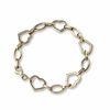 Thumbnail Image 0 of 14K Gold Heart Link Bracelet