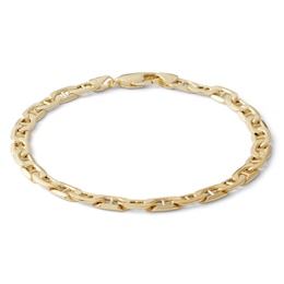 5.3mm Mariner Chain Bracelet in Hollow 10K Gold - 8"