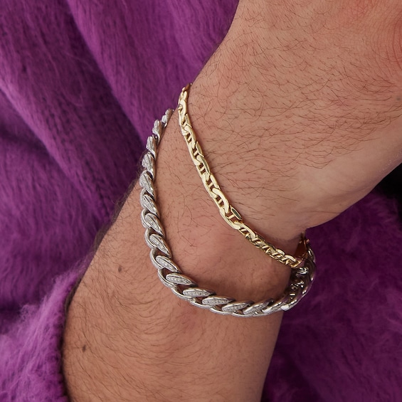 5.3mm Mariner Chain Bracelet in Hollow 10K Gold - 8"