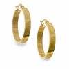 Thumbnail Image 1 of 14K Gold Flat Hoop Earrings