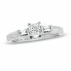 Thumbnail Image 1 of 1/2 CT. T.W. Certified Princess-Cut Diamond Engagement Ring in 14K White Gold (J/I1)