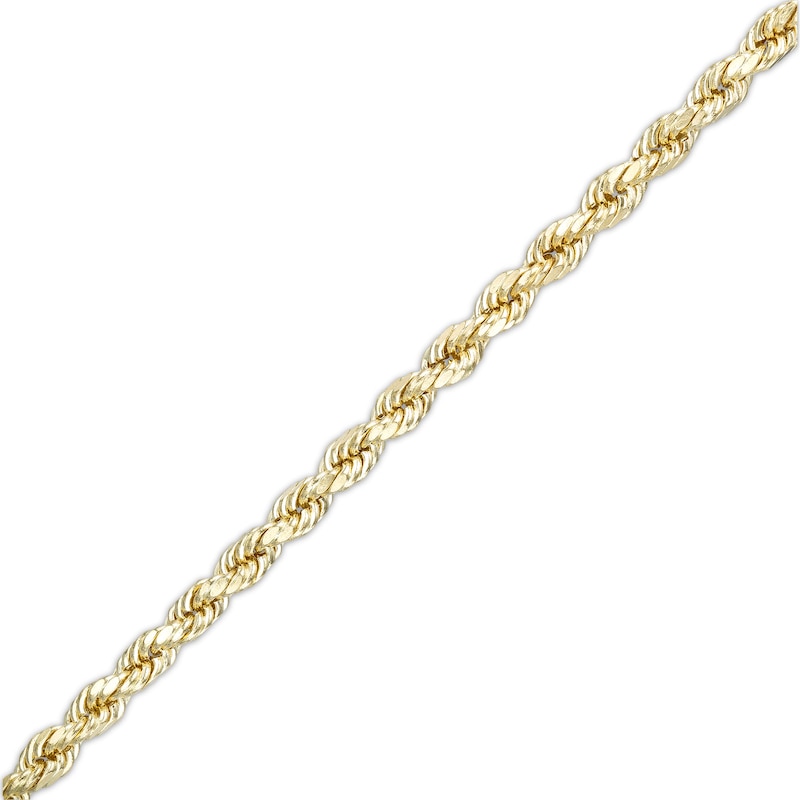 Main Image 2 of Men's Rope Chain Necklace and Bracelet Set in 10K Gold