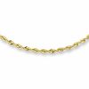 Thumbnail Image 0 of 2.0mm Diamond-Cut Rope Chain Necklace in 14K Gold - 22"