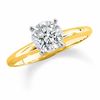 Thumbnail Image 0 of 1-1/4 CT. Certified Diamond Solitaire Engagement Ring in 18K Gold