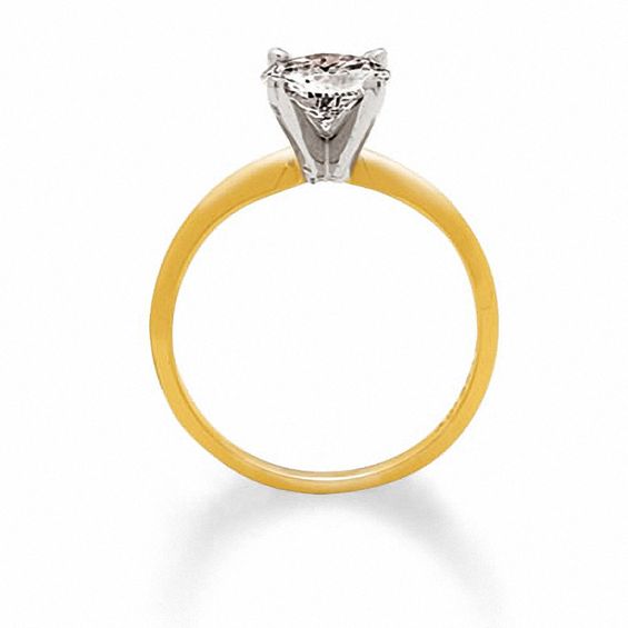 2 CT. Certified Diamond Solitaire Engagement Ring in 18K Gold