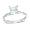 Thumbnail Image 1 of 1-1/2 CT. Certified Princess-Cut Diamond Solitaire Engagement Ring in 14K White Gold (J/I2)