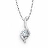 Thumbnail Image 0 of Sirena™ 1/4 CT. Diamond Solitaire Pendant in 14K White Gold