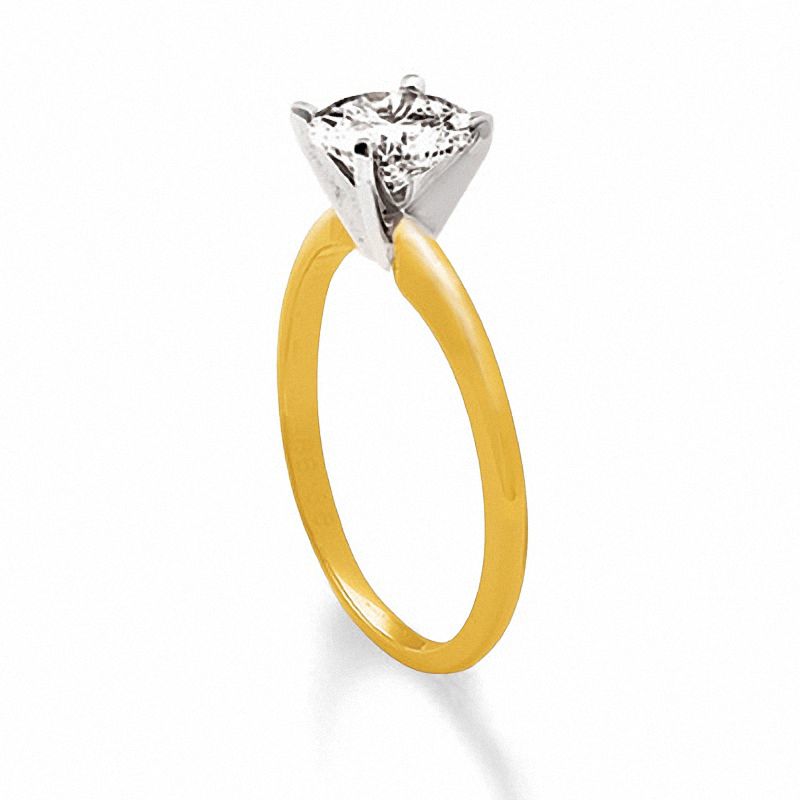 Main Image 2 of 1-1/4 CT. Certified Diamond Solitaire Engagement Ring in 14K Gold