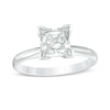 Thumbnail Image 0 of 1-1/2 CT. Certified Princess-Cut Diamond Solitaire Engagement Ring in 14K White Gold (I/I1)