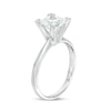 Thumbnail Image 2 of 1-1/2 CT. Certified Princess-Cut Diamond Solitaire Engagement Ring in 14K White Gold (I/I1)