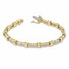 Thumbnail Image 1 of 1 CT. T.W. Diamond Fashion "X" Bracelet in 10K Gold