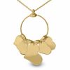 Thumbnail Image 1 of 14K Gold Hearts on Circle Pendant