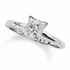 Thumbnail Image 0 of 1-1/4 CT. Certified Colorless Princess-Cut Diamond Solitaire Engagement Ring in 18K White Gold