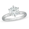 Thumbnail Image 0 of 1-1/2 CT. Certified Diamond Solitaire Engagement Ring in 14K White Gold (I/I2)