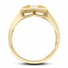 Thumbnail Image 3 of 1 CT. T.W. Diamond Cross Ring in 10K Gold