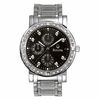 Thumbnail Image 0 of Men's Bulova Diamond Accent Chronograph Watch with Black Dial (Model: 96E04)