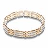 Thumbnail Image 1 of Men's 1 CT. T.W. Diamond Bracelet in 10K Two-Tone Gold - 8.5"