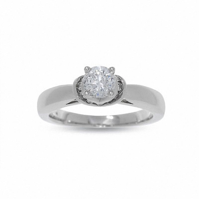 3/4 CT. T.W. Diamond Solitaire Engagement Ring in 14K White Gold