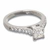 Thumbnail Image 3 of 1 CT. T.W. Certified Colourless Princess-Cut Diamond Solitaire Engagement Ring in 18K White Gold